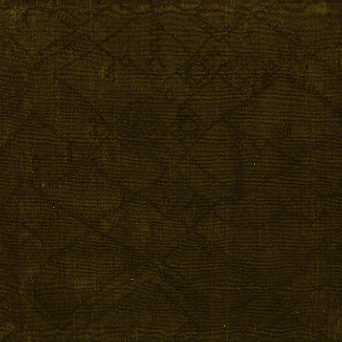 Square Abstract Yellow Modern Rug, abs4656yw