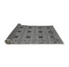 Sideview of Abstract Gray Modern Rug, abs4657gry