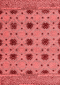 Abstract Red Modern Rug, abs4657red