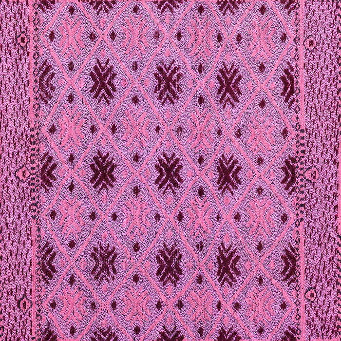 Square Machine Washable Abstract Purple Modern Area Rugs, wshabs4657pur