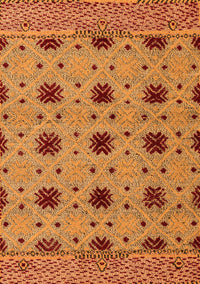 Abstract Orange Modern Rug, abs4657org