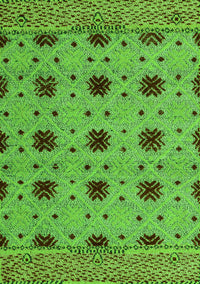 Abstract Green Modern Rug, abs4657grn