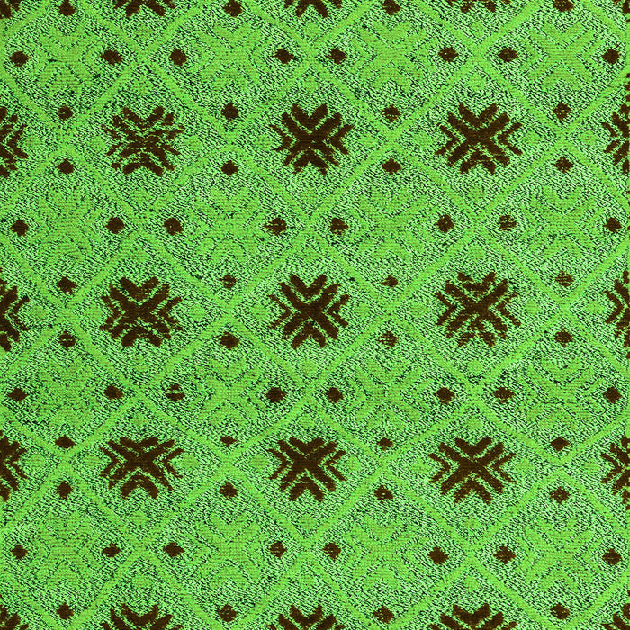 Abstract Green Modern Rug, abs4657grn