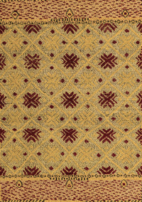 Abstract Brown Modern Rug, abs4657brn