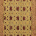 Square Abstract Brown Modern Rug, abs4657brn