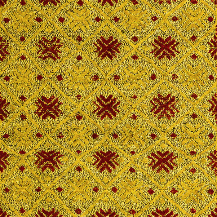 Abstract Yellow Modern Rug, abs4657yw