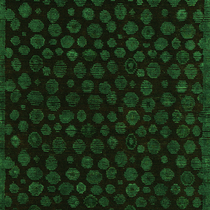 Abstract Green Modern Rug, abs4658grn