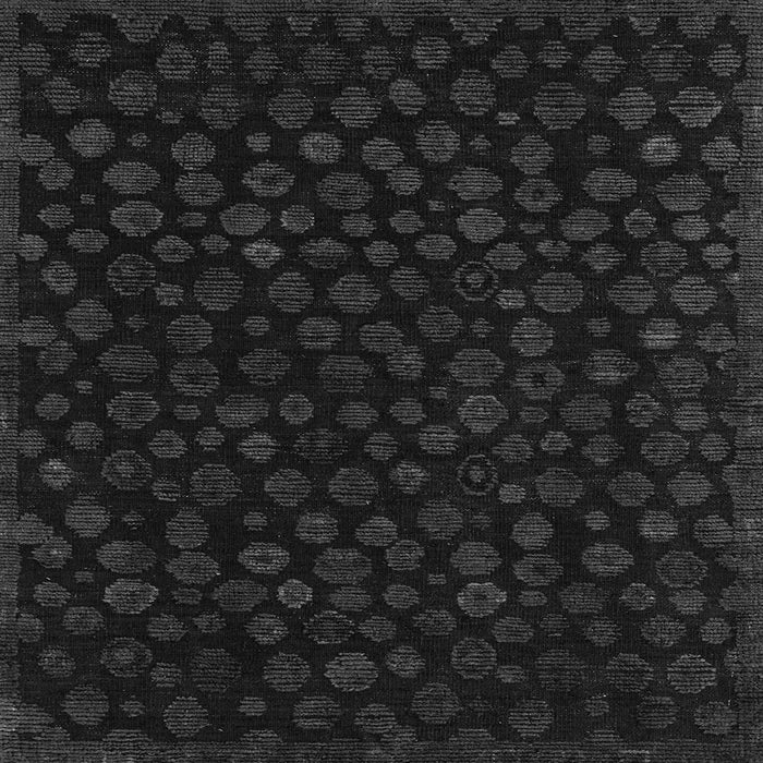 Square Abstract Gray Modern Rug, abs4658gry