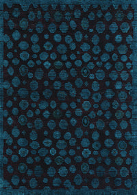 Abstract Light Blue Modern Rug, abs4658lblu