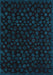 Abstract Light Blue Modern Rug, abs4658lblu