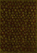 Abstract Yellow Modern Rug, abs4658yw