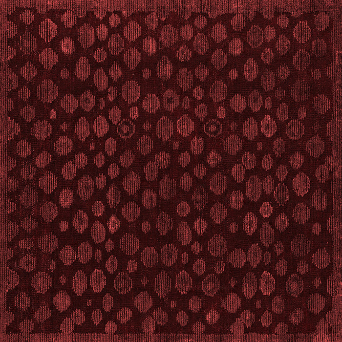 Machine Washable Abstract Red Modern Rug, wshabs4658red