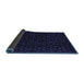 Sideview of Abstract Blue Modern Rug, abs4658blu