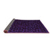 Sideview of Abstract Purple Modern Rug, abs4658pur