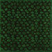 Square Machine Washable Abstract Green Modern Area Rugs, wshabs4658grn