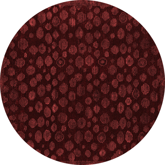 Abstract Red Modern Rug, abs4658red