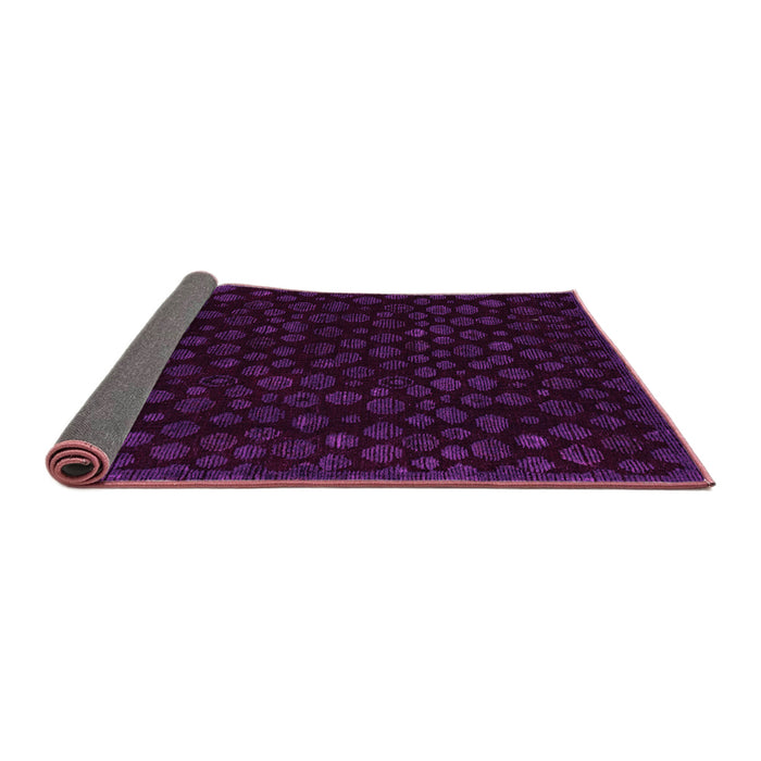 Sideview of Abstract Pink Modern Rug, abs4658pnk