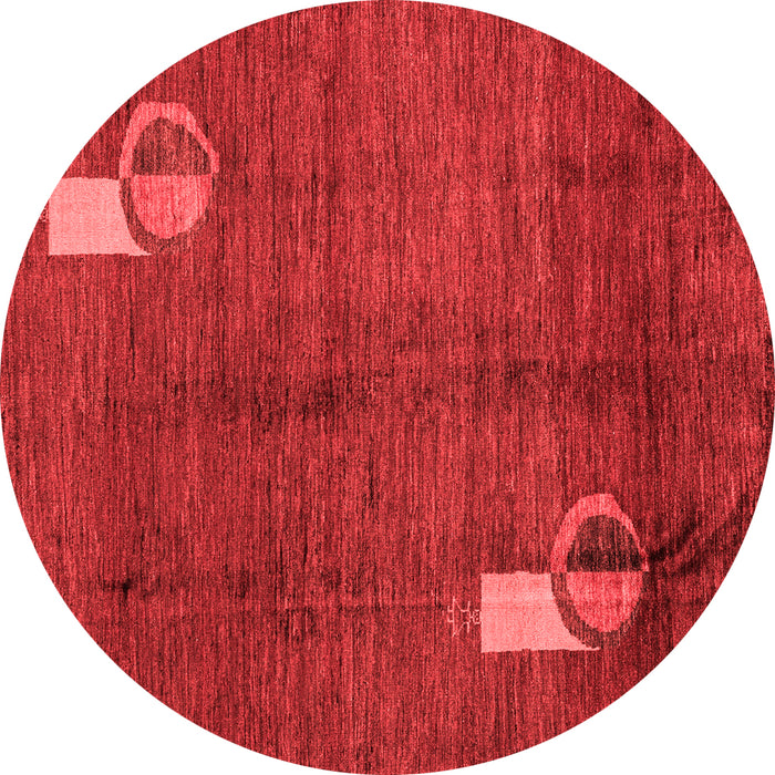 Machine Washable Abstract Red Modern Rug, wshabs4659red