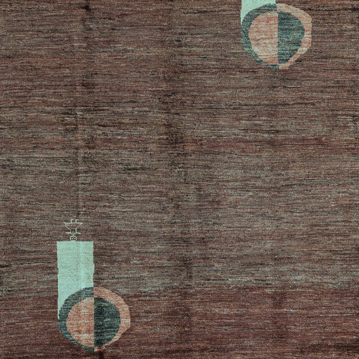 Abstract Light Blue Modern Rug, abs4659lblu