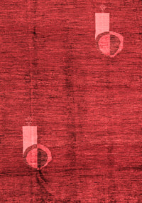 Abstract Red Modern Rug, abs4659red