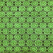 Square Machine Washable Abstract Green Modern Area Rugs, wshabs465grn