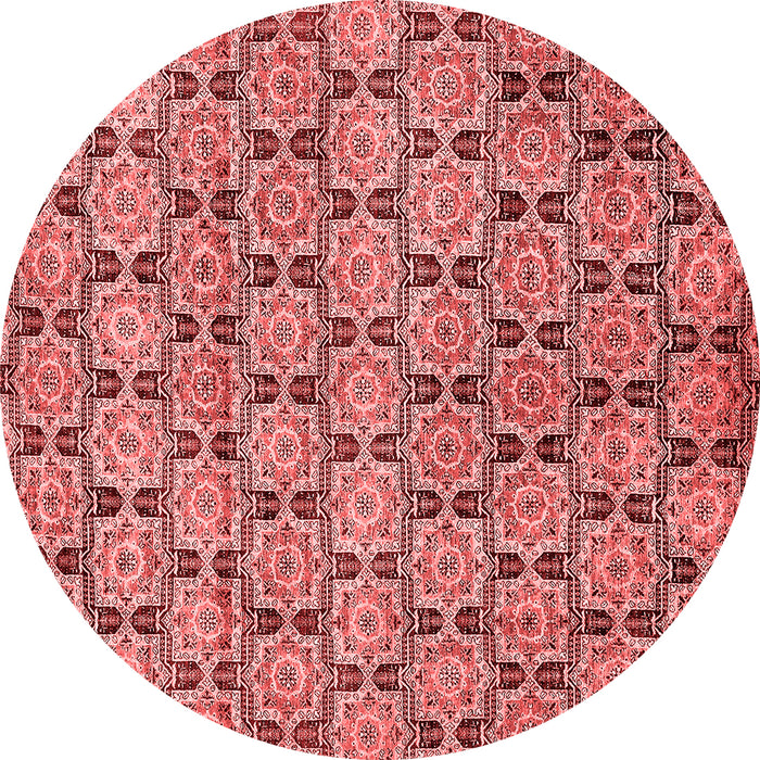 Machine Washable Abstract Red Modern Rug, wshabs465red
