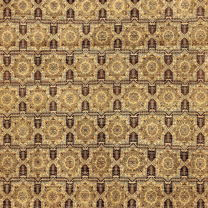 Abstract Brown Modern Rug, abs465brn