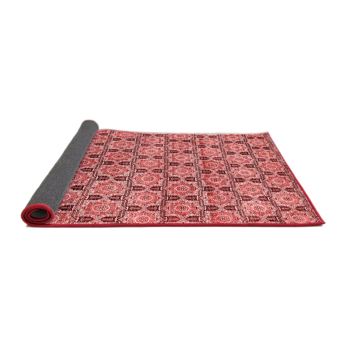 Abstract Red Modern Area Rugs