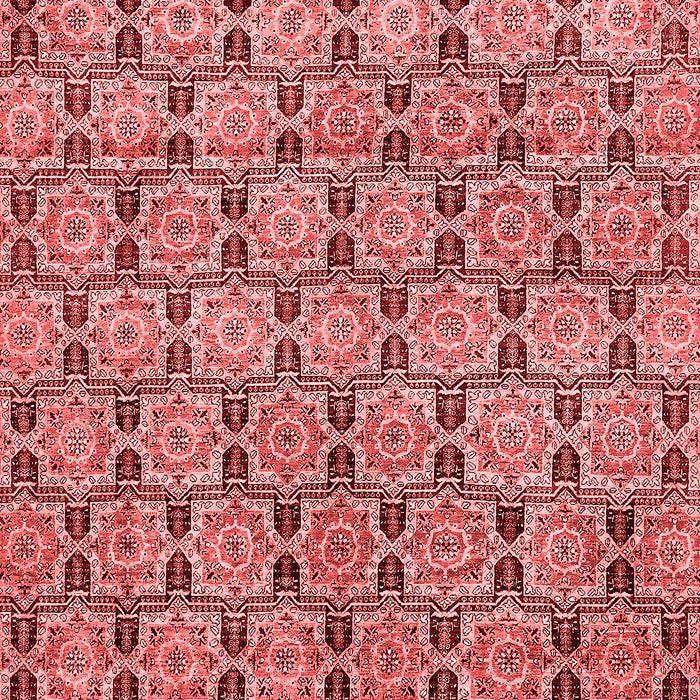 Machine Washable Abstract Red Modern Rug, wshabs465red