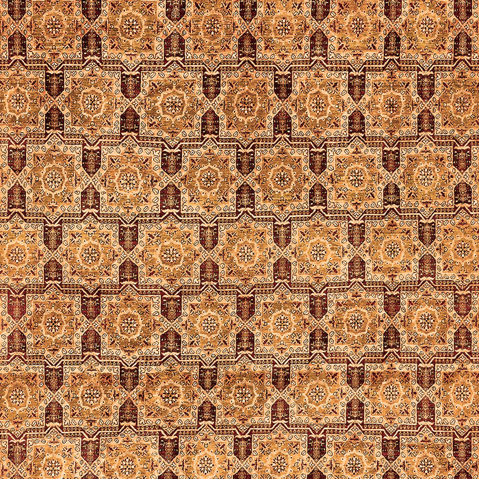 Abstract Orange Modern Rug, abs465org