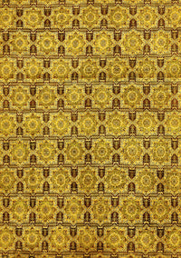 Abstract Yellow Modern Rug, abs465yw