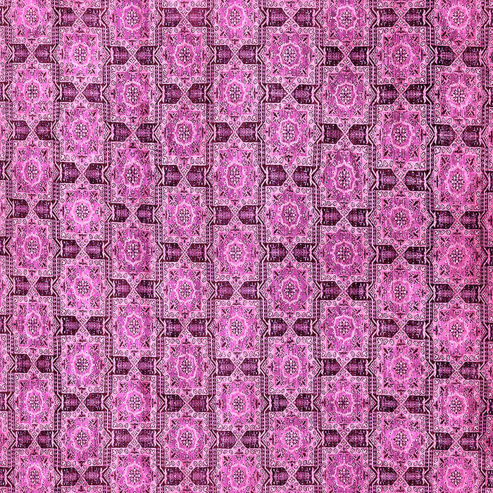 Square Abstract Pink Modern Rug, abs465pnk