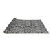 Sideview of Abstract Gray Modern Rug, abs465gry