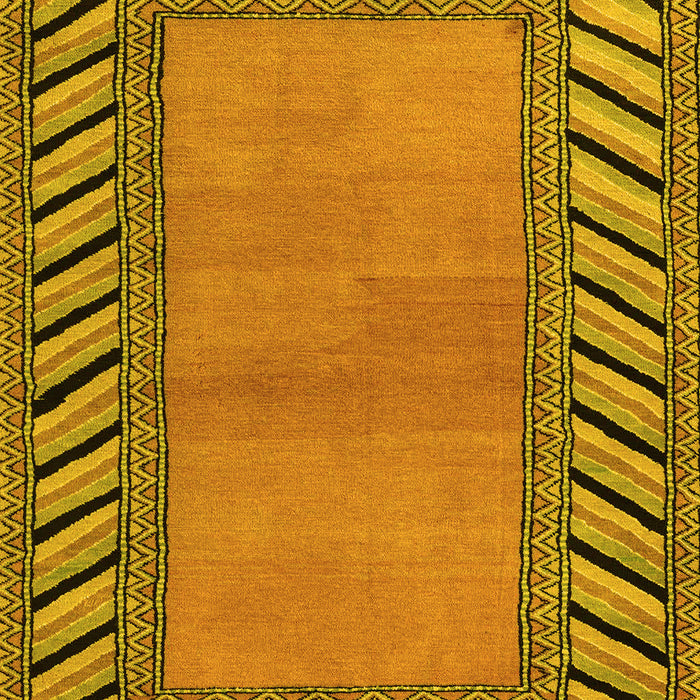 Southwestern Yellow Country Rug, abs4660yw