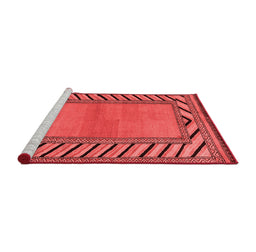 Country Red Washable Rugs