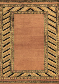 Southwestern Brown Country Rug, abs4660brn