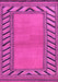 Southwestern Pink Country Rug, abs4660pnk