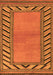 Southwestern Orange Country Rug, abs4660org