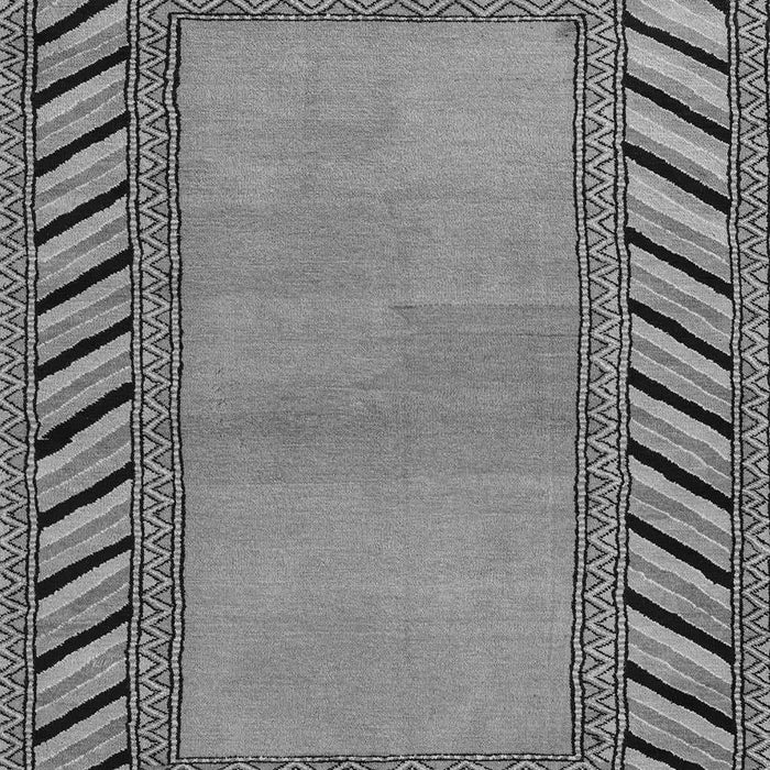 Machine Washable Southwestern Gray Country Rug, wshabs4660gry