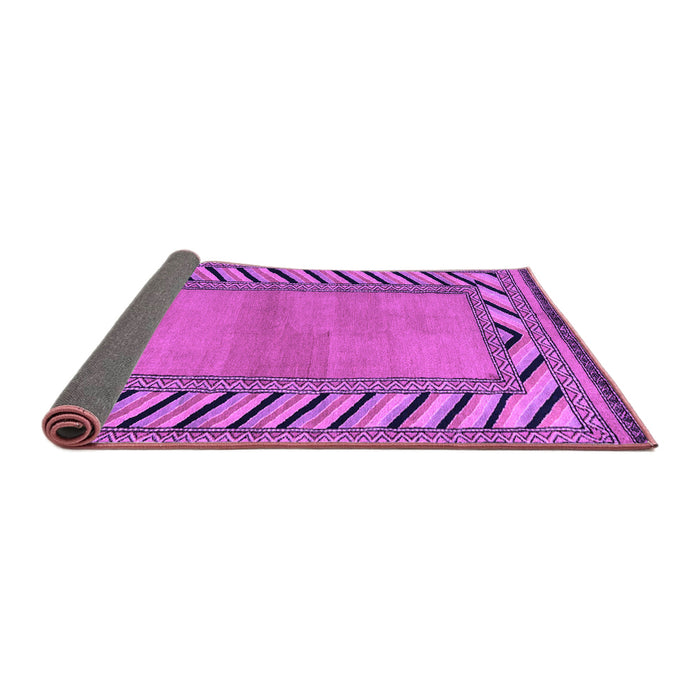 Sideview of Southwestern Purple Country Rug, abs4660pur