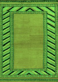 Southwestern Green Country Rug, abs4660grn