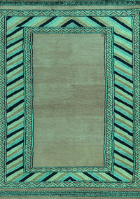 Southwestern Turquoise Country Rug, abs4660turq