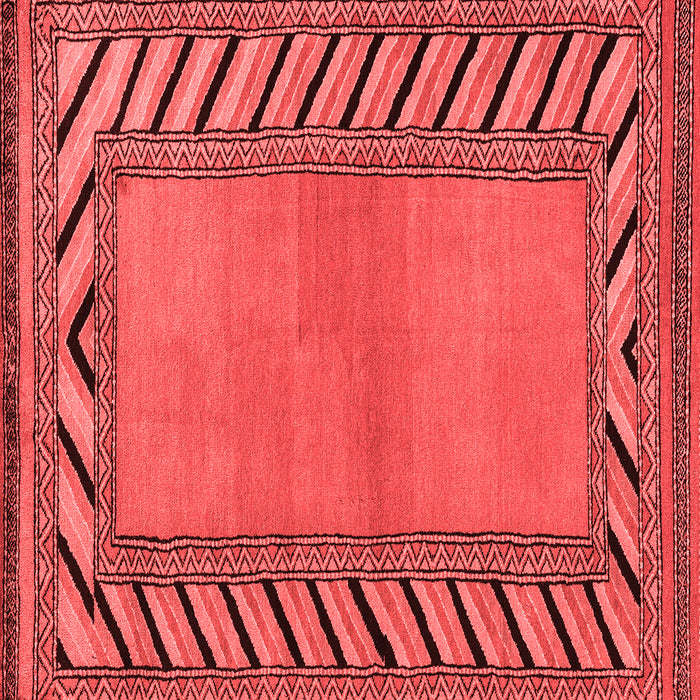 Machine Washable Southwestern Red Country Rug, wshabs4660red