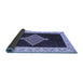 Sideview of Abstract Blue Modern Rug, abs4661blu