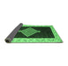 Sideview of Abstract Emerald Green Modern Rug, abs4661emgrn