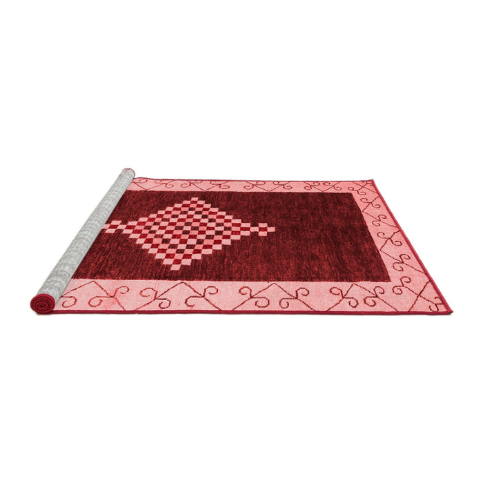 Modern Red Washable Rugs