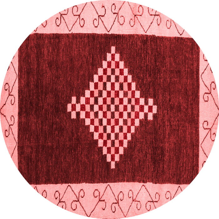 Abstract Red Modern Rug, abs4661red