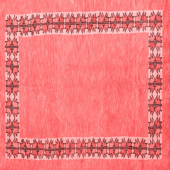Abstract Red Modern Rug, abs4662red