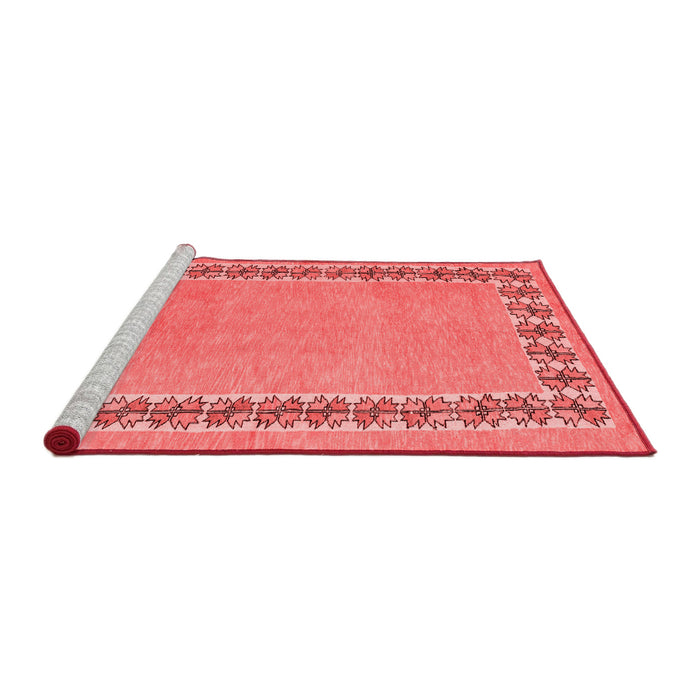 Modern Red Washable Rugs