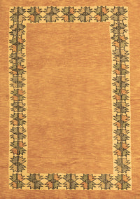 Abstract Brown Modern Rug, abs4662brn